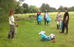 A very well attended volunteer effort to  clean up in and around Danson Lake in June 2014 shows the potential for a group in the park focussed on wildlife and environmental matters.