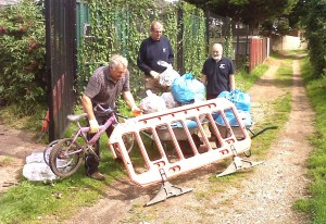 Project Officer Michael Heath (centre, with Bob and Ron), says the group could get a lot more good work done if additional volunteers come forward to increase capacity. No particular expertise is needed, and new skills can be learnt 'on the job'.