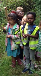 The children enjoy the fruits of Blackberry picking. (Photo: Karen Sutton)