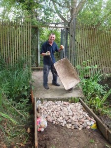 Extended ramp under      construction. (Picture: Martin Watts)