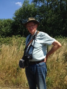 'BW' contributor Mike Robinson, who recently discovered the Marbled White butterfly at Hollyhill, a new (modern, at least) record for Bexley.