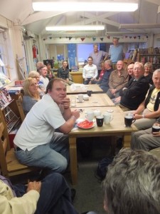 Some of the 26 attendees at the first 'Bexley Wildlife' social event, held in Bexley library (Photo: Martin Watts)