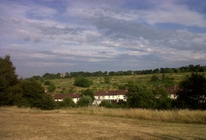 This view from Hollyhill across to Erith Quarry will soon be ruined by a major 'development'. The 'developer's' glossy document about impact on views avoided showing any of the several panoramic views and just gave the impression trees blocked any decent vista. (Photo: Chris Rose)