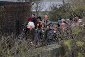 Attendees follow leader Ralph Todd (Martin Petchey)